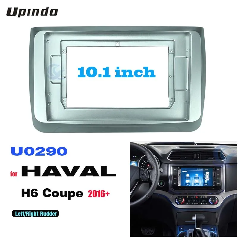 2 Din 10.1 Inch autórádió Műanyag Műszerfal Panel Keret HAVAL H6 Coupe 2016+ Telepítő DVD-GPS-Mp5 Dash Mount Kit