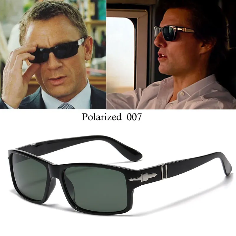 2021 Divat James Bond, A 007-Es Vintage Stílusú Férfiak Polarizált Vezetés Napszemüveg Régi Klasszikus Napszemüvegek Oculos De Sol 650