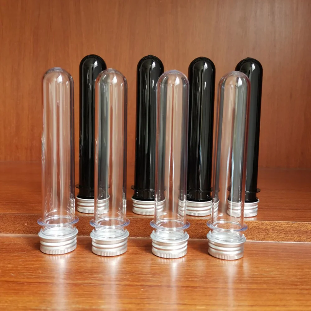 40ml 114cm Műanyag kémcső Üres Mini Üveg Fém Csavaros Kupakkal Kis Üveg Fűszer Tároló Üveg Tartályokban Üveg kémcső Cipőfűző