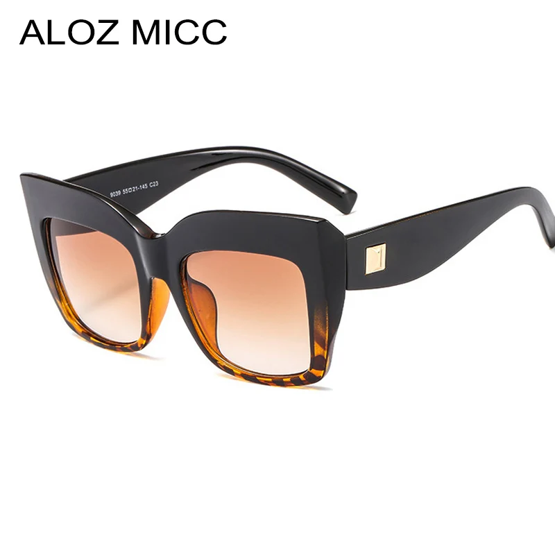 ALOZ MICC Vintage Tér Napszemüveg Nők 2019 Márka, Design, Divat Női napszemüvegek Férfiak Nagy Keret, Szemüveg Szemüveg UV400 Q168