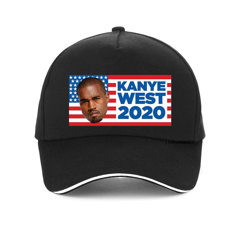 Kanye West Elnök 2020 Baseball Sapka Divat nyomtatás Férfiak nők snapback sapka gorras Vicces, Rap, Hip-Hop kap Apa Kalap