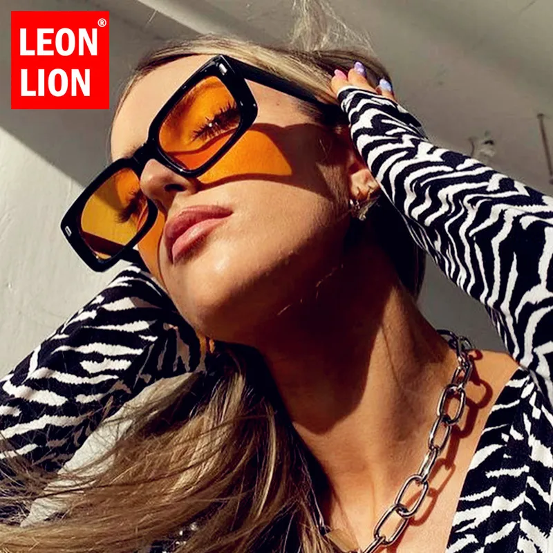 LeonLion 2021 Tér Női Napszemüveg Retro Márka Tervezője Szemüveg Női/Férfi Luxus Szemüveg Nők Árnyalatok UV400 Gafas De Sol