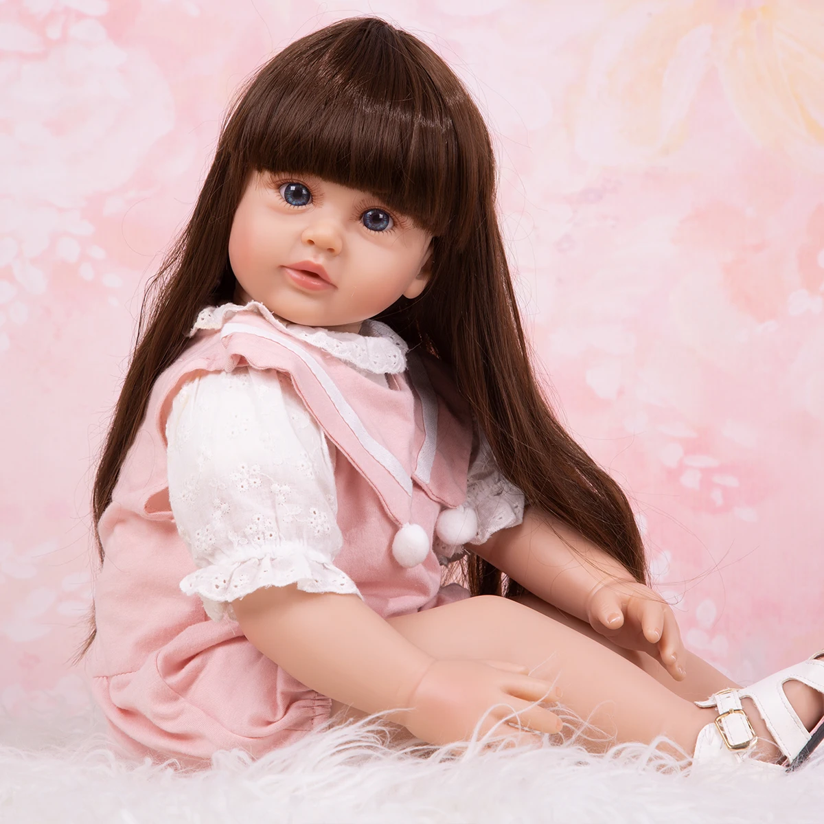 Szuper 24 Hüvelyk Baba Eredeti Reborn Babák 60 cm-es Élethű Ruhával Test Reális Hercegnő Lány, Baby Doll, A Gyerek Szülinapi Xmas Ajándékok